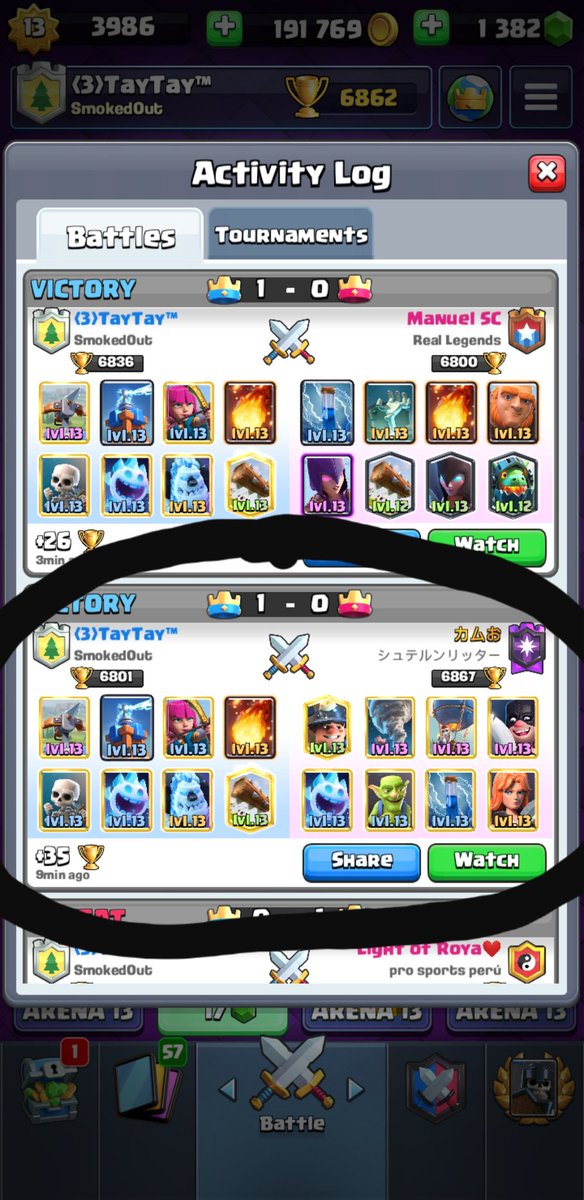 Lmao I sniped this dude by accident 😂 I was just tryna play some ladder on my mini. How mad do you think he was when he saw it was 2 different profiles