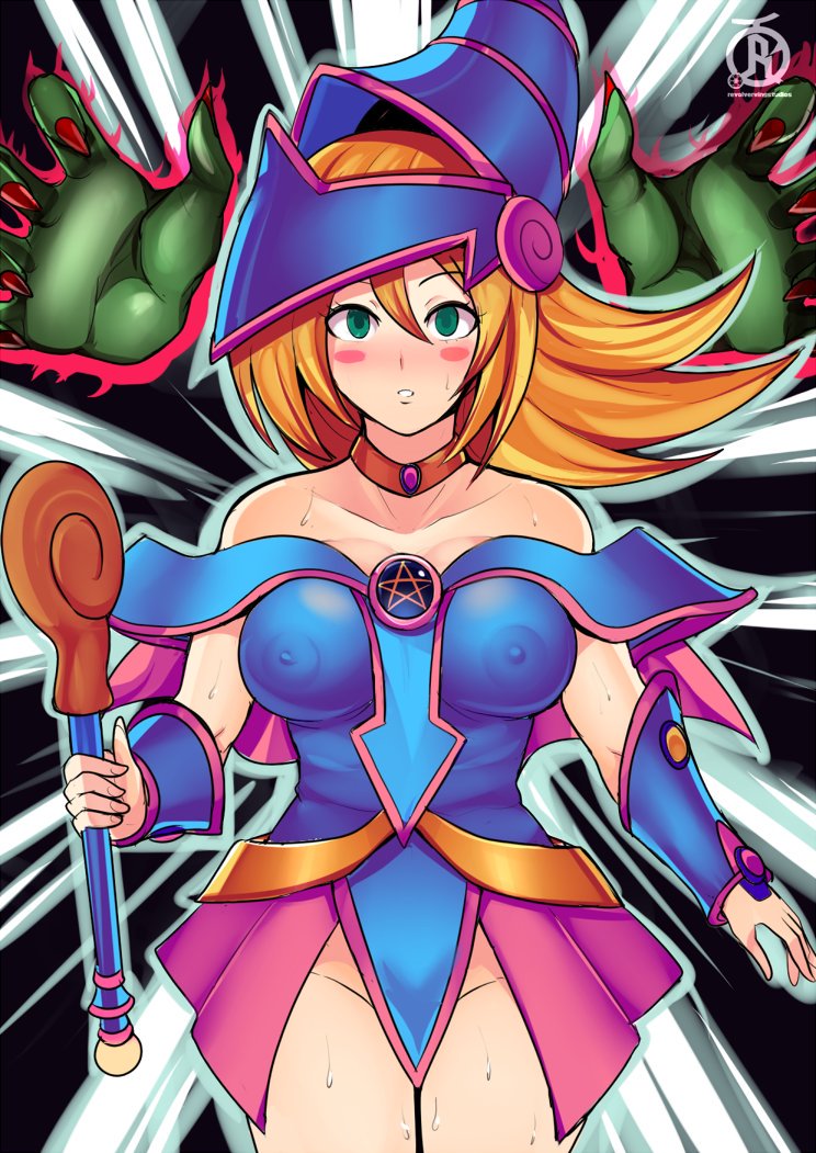 5. October's Patreon pic features Dark Magician Girl and Silent Magici...
