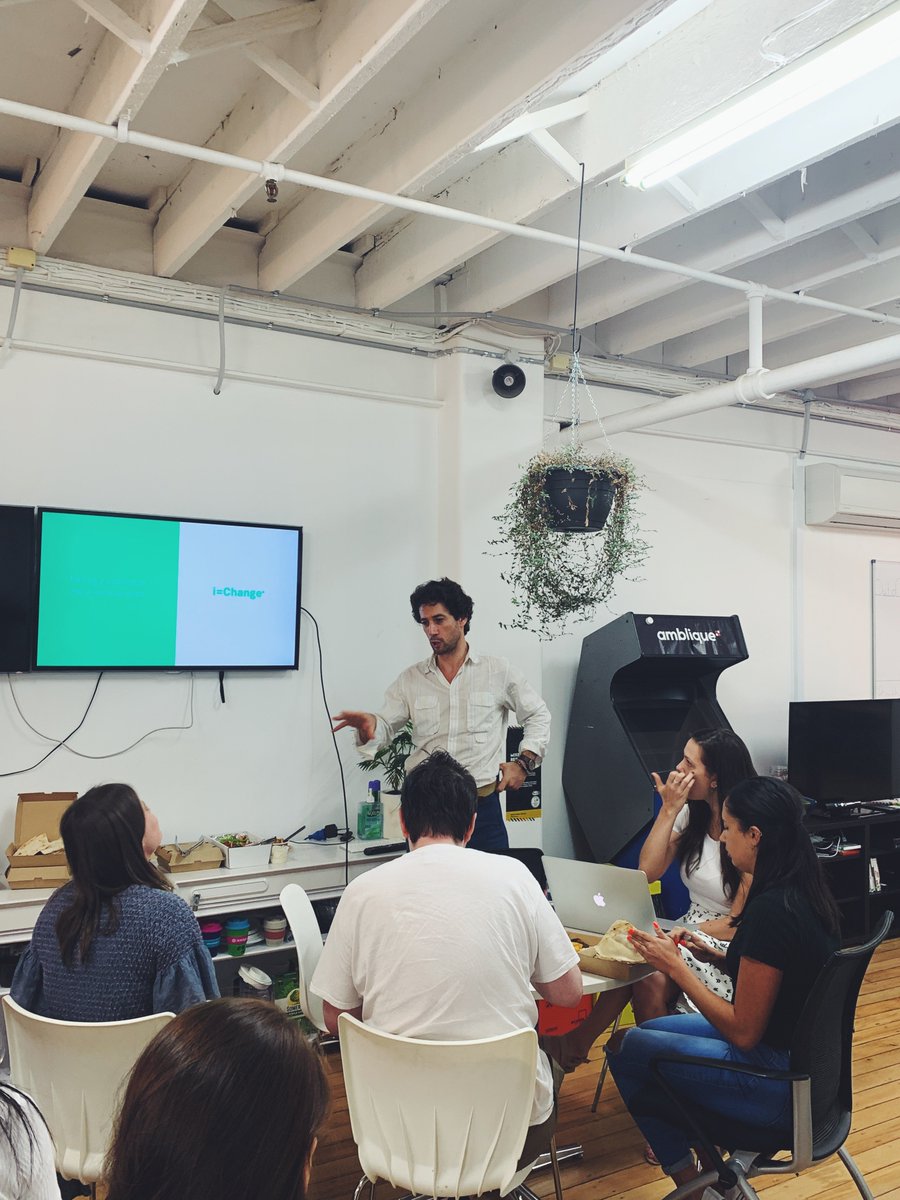 We were lucky enough to have Jeremy Meltzer and Camila Lima from <a href="/iequalchange/">i=Change</a> in the office today. Thanks for a fantastic afternoon on "Turning eCommerce into a force for good".
