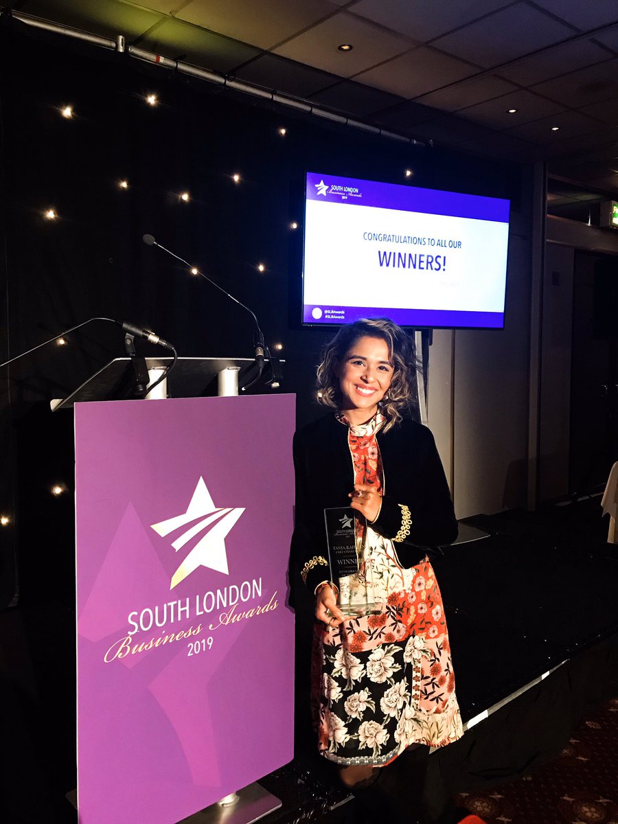 So this just happened...scooping Entrepreneur Of The Year at the South London Awards! Huge love to everyone who has eaten, drank, thinking to visit or just ‘liked’ a post over the years. You’ve helped turned a weekend side hustle to a real life version of “living the dream” 💜🙏🏾