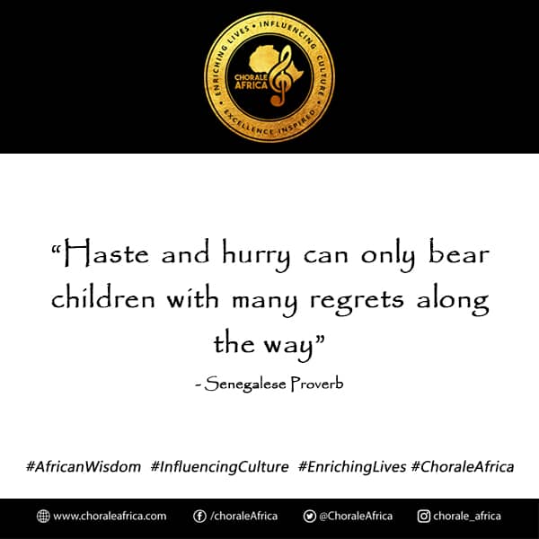 ChoraleAfrica's tweet photo. It's another day & a new month. #Patience ๐ #Africanproverb #ChoraleAfrica #Excellence_inspired https://t.co/Y7Xe0SjkB4