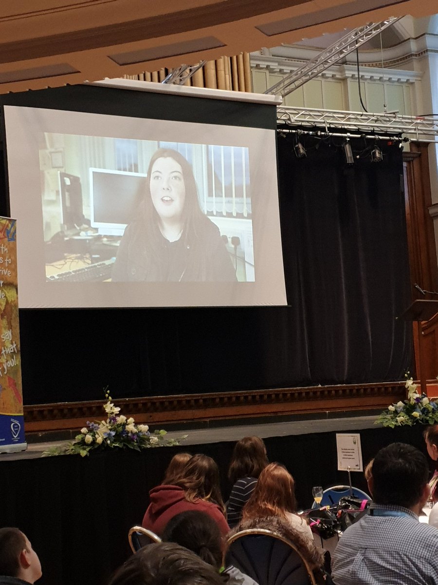 Proud Youth Worker this morning as Jenny shared her #YouthWorkStory at South Ayrshire Youth Conference this morning! 🤩 #YoungVolunteer #YouthWorkChangesLives