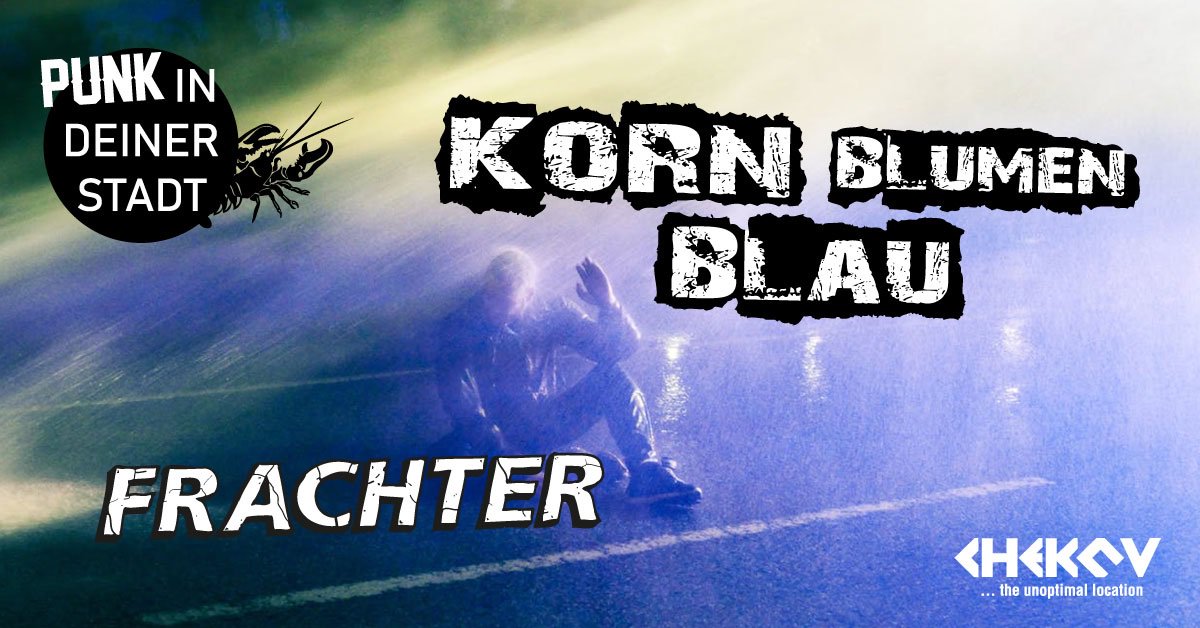 chekov_cottbus's tweet photo. Punk in deiner Stadt!
Heute bei uns...

Kornblumenblau
https://t.co/AZqK8AHDqG

und FRACHTER
https://t.co/HfDwQXAcPM

20 Uhr gehts los!

Infos hier:
https://t.co/6WRXUXTRqy https://t.co/HQ5IUQEwUd