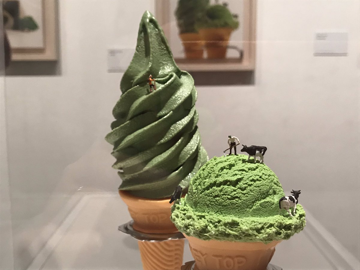 雪ふるさとの移住嫁 双子育児中 抹茶アイスの作品に感化され つい美術館近くのカフェで 和スイーツを食べてしまった笑 田中達也 金沢 抹茶 雪ふるさとの移住嫁 双子育児中 抹茶アイスの作品に感化され つい美術館近くのカフェで 和スイーツを食べてしまった笑 田中達也 金沢 抹茶