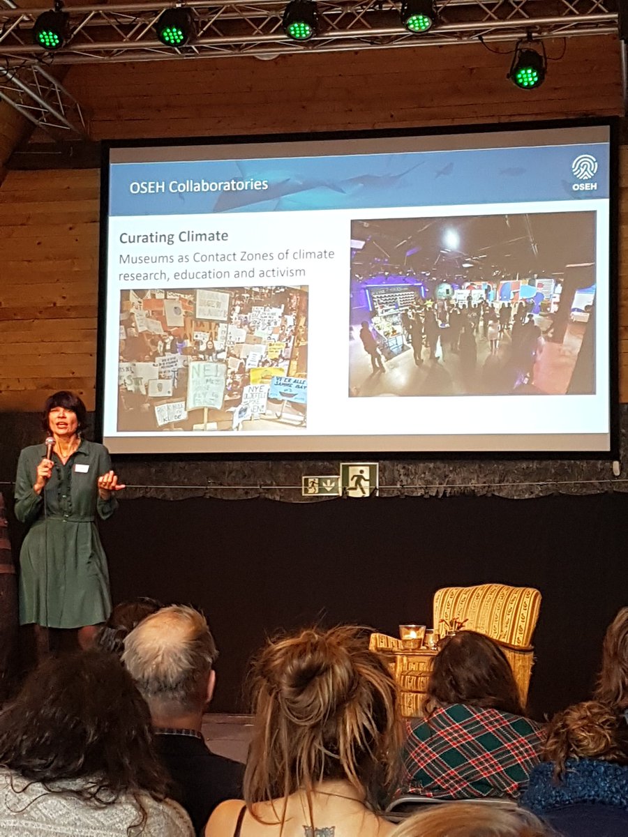 Bergsveinnth's tweet photo. Opening conference @envhum at Salt, Oslo. @UrsulaMuenster presenting OSEH activities and #CuratingClimate is ofc among them! https://t.co/U296VgRA0u