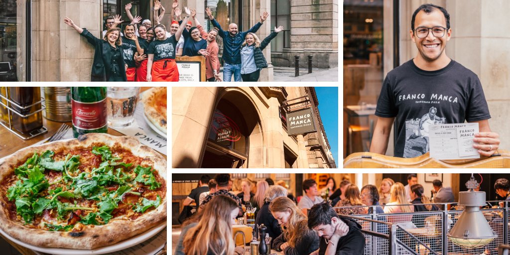 Orbit_UK's tweet photo. Sourdough pizza pioneers @FrancoMancaPizz are settling in well at our Cobden House property on Mosley St. #Manchester. We’re delighted to see they haven't just made an impact with their amazing pizzas but also by supporting the local community too!🍕😍➡️ https://t.co/5BMfjK5JYD https://t.co/LRYxbooh6E