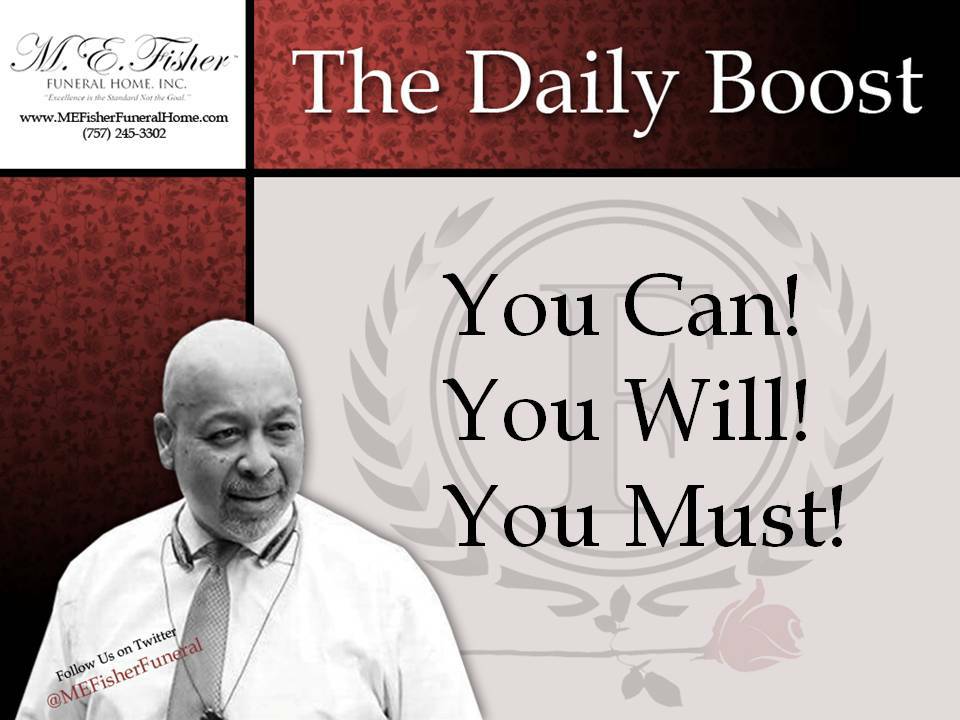 MEFisherFuneral's tweet photo. GOOD MORNING! Let's Get It Done! 

Get Your Daily Motivation Here With 
M. E. Fisher &amp; Fisher-Hayes Funeral Home https://t.co/A5cI23MMvD