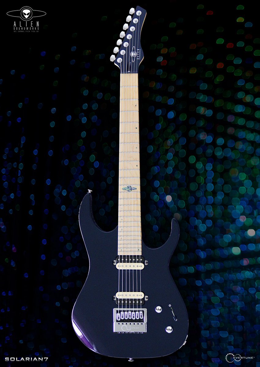 AlienSoundworks's tweet photo. Alien Soundworks Solarian7 with EverTune
- Majora Finish
- Body: Alder
- Neck: Maple/Walnut
- Fingerboard: Maple
- Pickups: HUM7
- EverTune
#aliensoundworks #evertune #7弦 https://t.co/yB8W5q7OrA