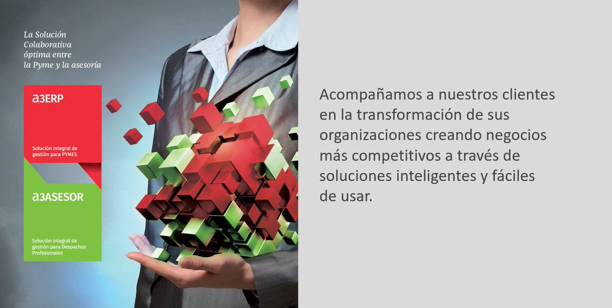poolinformatico's tweet image. Las soluciones informáticas de #a3software permite #digitalizar #pymes y #asesorías y establecer un modelo colaborativo entre ambas para facilitar la comunicación y gestiones. 
#a3erp #a3asesor 
pool.es/modelo-colabor…