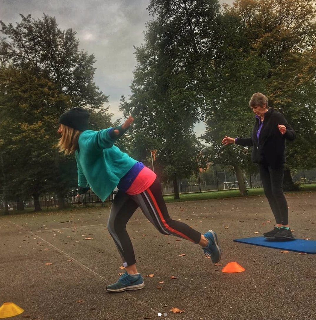 podfitnesslond1's tweet image. Balance training is always included in one way or another in  our small-group sessions. After all, life is all about balance, isn't it? #healthybalance #grouppersonaltraining #outdoortraining #wellbeing #hammersmith #ravenscourtpark