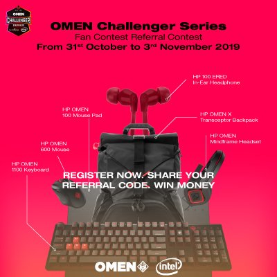 playtokigames's tweet photo. Congrats to @FrostFireMY for taking the OMEN Challenger Series Finals 2nd Round brought to you by @OMENbyHP and @intel by 2-0. WP by @ahq_eSportsClub as well!
Shout out to the Fan Contest leaders for Round 2!

Join now! https://t.co/yW3Bgo0Go3 https://t.co/496SyOtCYG