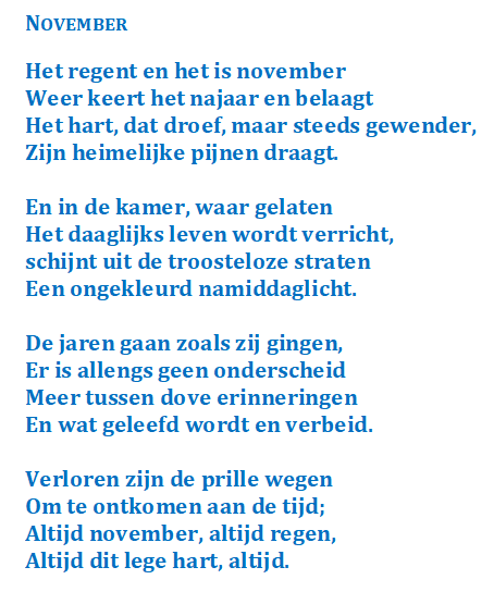Het is de perfecte dag voor deze klassieker van J. C. Bloem: