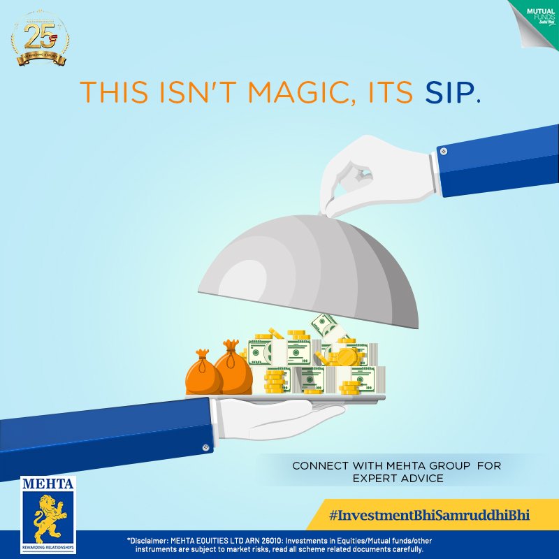 group_mehta's tweet photo. Appreciate the value of your savings by investing them and keeping patience. 
#MehtaGroup #YourTrustedFinancialPartner #InvestmentBhiSamrudhhiBhi https://t.co/92iHpT7DQ4