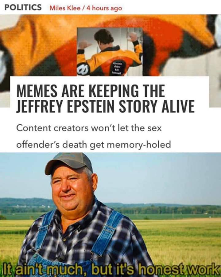 StarWaterEnergy's tweet photo. #itaintmuch #JefferyEpstein #Epstein #memes #Clintons #Trending #TrendingNow https://t.co/7OjYns7vfj