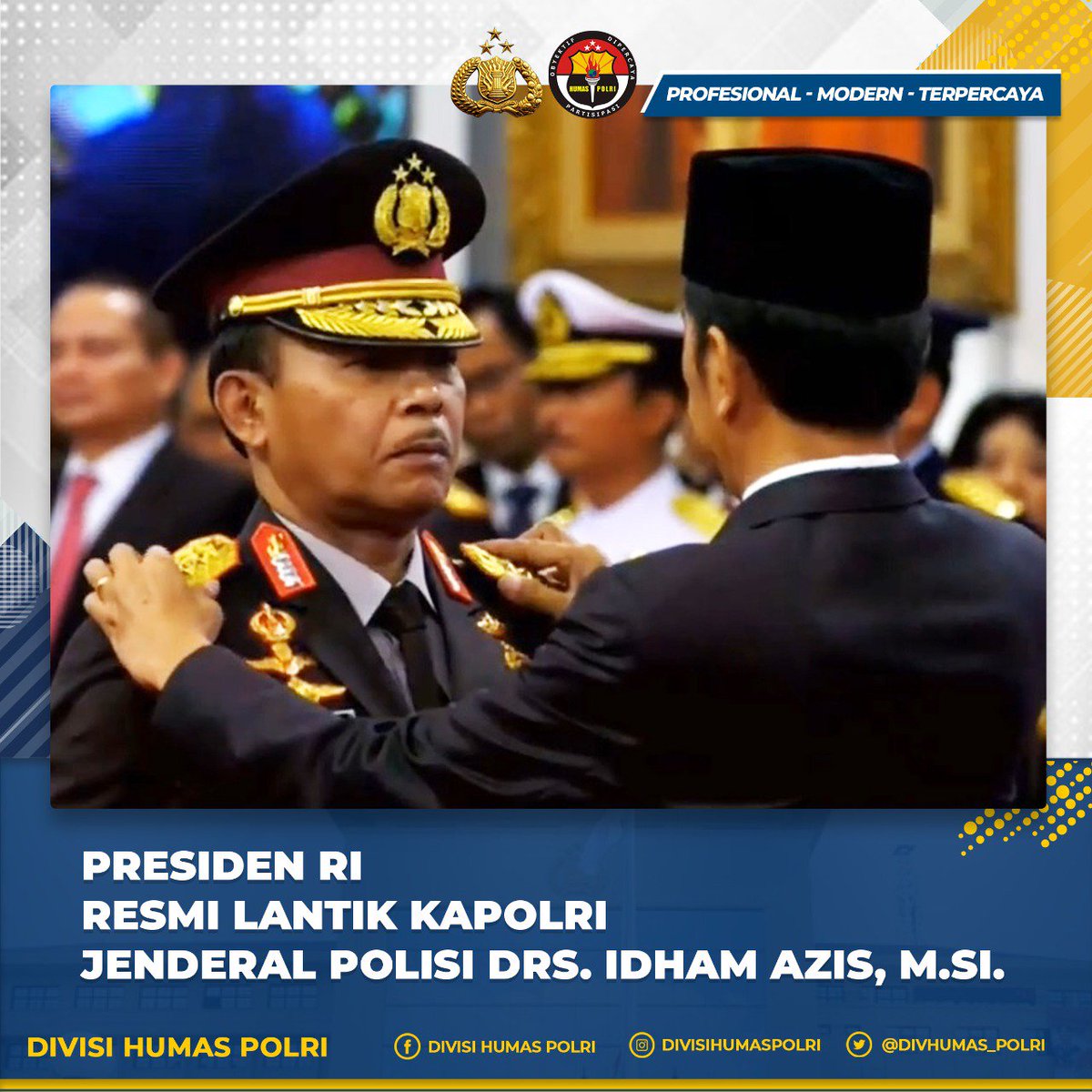 Dukungan Tokoh Nasional kepada Jenderal Pol Idham sebagai Kapolri

#SelamatBertugasKapolri