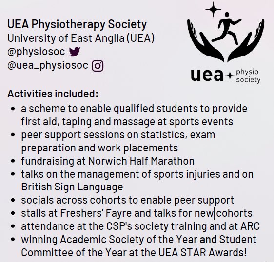thecspstudents's tweet photo. Today is the day #Physio19 

Student contribution awards nominees 🤩 https://t.co/whrwvltFDz