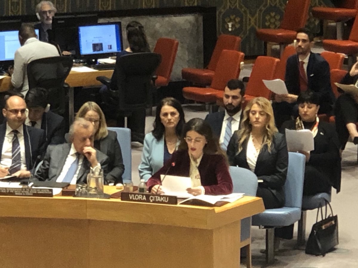 vloracitaku's tweet photo. #Serbia stole our civil registry,cadastral records,artifacts and much more. 

One of those thousands of items was displayed yesterday at the #UNSC by the Serbian FM, my birth certificate. 

Of course he wanted to intimidate me, but failed miserably. 

#Kosovo is here to stay. 🇽🇰 https://t.co/qp3HocFxs8