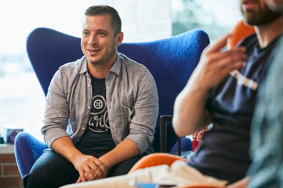 TechnologyOne's tweet image. Thanks to @twilio’s Chris Lazzari, Chris Kendall and Kris Payne for attending #TechOneHackDay 10 to mentor and collaborate with our teams on some incredible hacks!