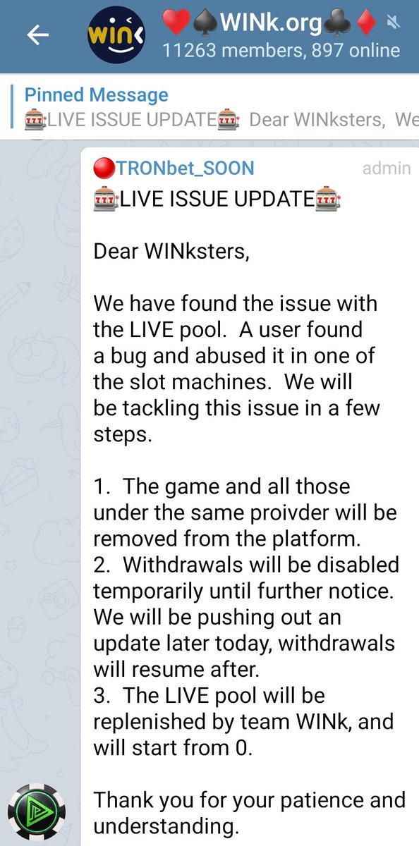 ScottLEOWarrior's tweet photo. To all the haters that was quick to try and mock our platform, yes a thieving scumbag found an exploit and it has been sorted and the team have paid for it but this is what you call loyalty @WINkorg take a bow.. This is how you become stronger, Soon is a legend 💙 https://t.co/BR9JVu2RSU