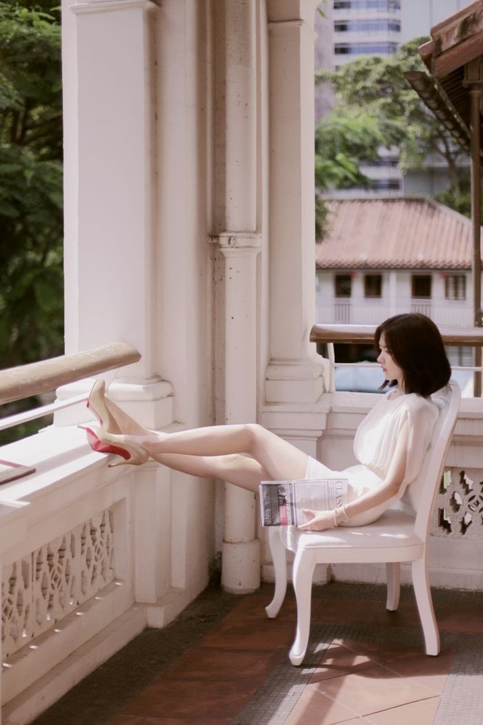 feifeicute__'s tweet photo. คิดท่าอยู่นานมาก 555555555 อยากตั้งแคปชั่นนั่งสวยๆบ้างได้มั๊ยอะ 🤗🤗 https://t.co/IGtPRYWWSu