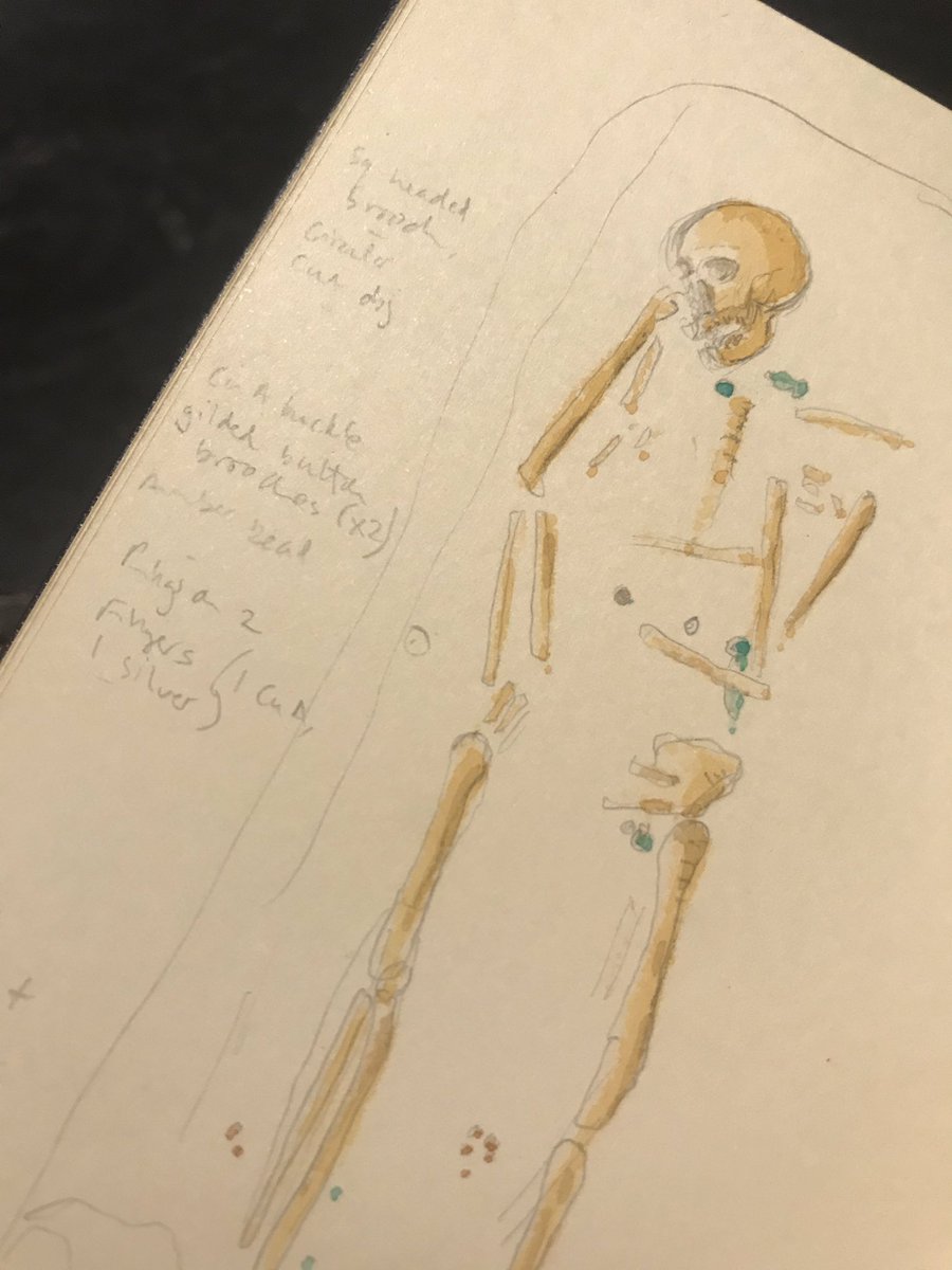 richardhosgood's tweet photo. So, missing this #inktober thing already and looking at ways to keep drawing impetus. I used to draw sketches on excavations and thought in the summer #digpics or #digdiarypics may be an option. Need to select some interesting excavations! Tricky to rival barrow clump though... https://t.co/D7x9adT5LG