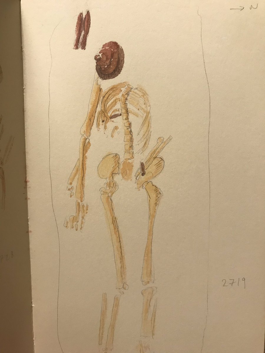 richardhosgood's tweet photo. So, missing this #inktober thing already and looking at ways to keep drawing impetus. I used to draw sketches on excavations and thought in the summer #digpics or #digdiarypics may be an option. Need to select some interesting excavations! Tricky to rival barrow clump though... https://t.co/D7x9adT5LG