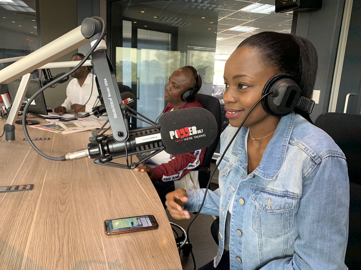Powerfm987's tweet photo. In studio, the team speaks three more finalists. The tension is studio is electrifying.

#POWERBusinessBoost #POWERBreakfast https://t.co/OzT9RXLPXF
