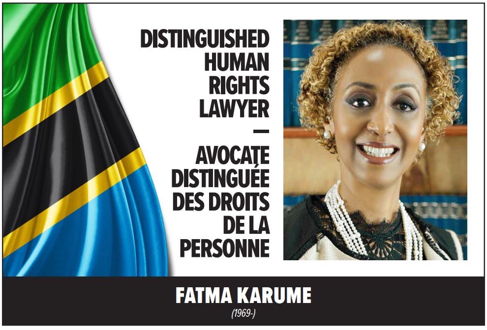 MariaSTsehai's tweet photo. #IStandWithFatmaKarume and it is encouraging to have @JusticeDefend @UNIndepJudges recognize the peril of suspending a distinguished human rights lawyer in #Tanzania 
@fatma_karume never stops speaking up for Rule of Law! 
Nasema #TutaelewanaTu 

#ShangaziPower #ChangeTanzania https://t.co/PMODiqm8KQ