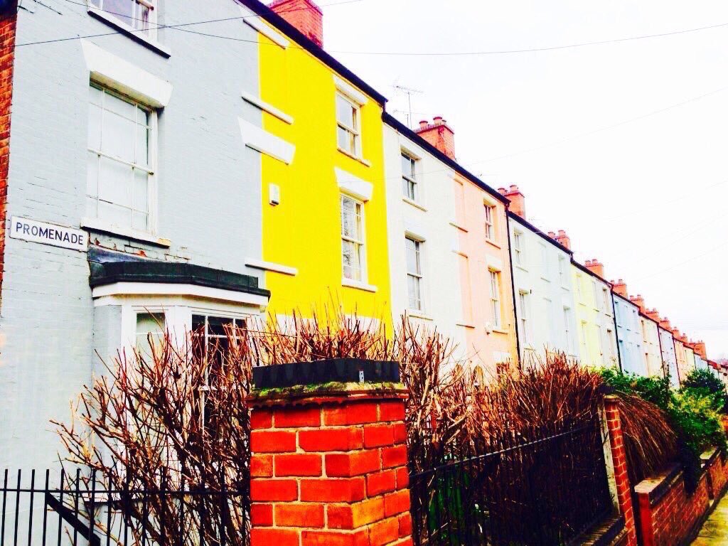 The Promenade, St Anns, G2 listed, Terrace of 30 houses. c1860, altered late C19, restored c1980. #Nottinghamshire #Nottingham #Notts