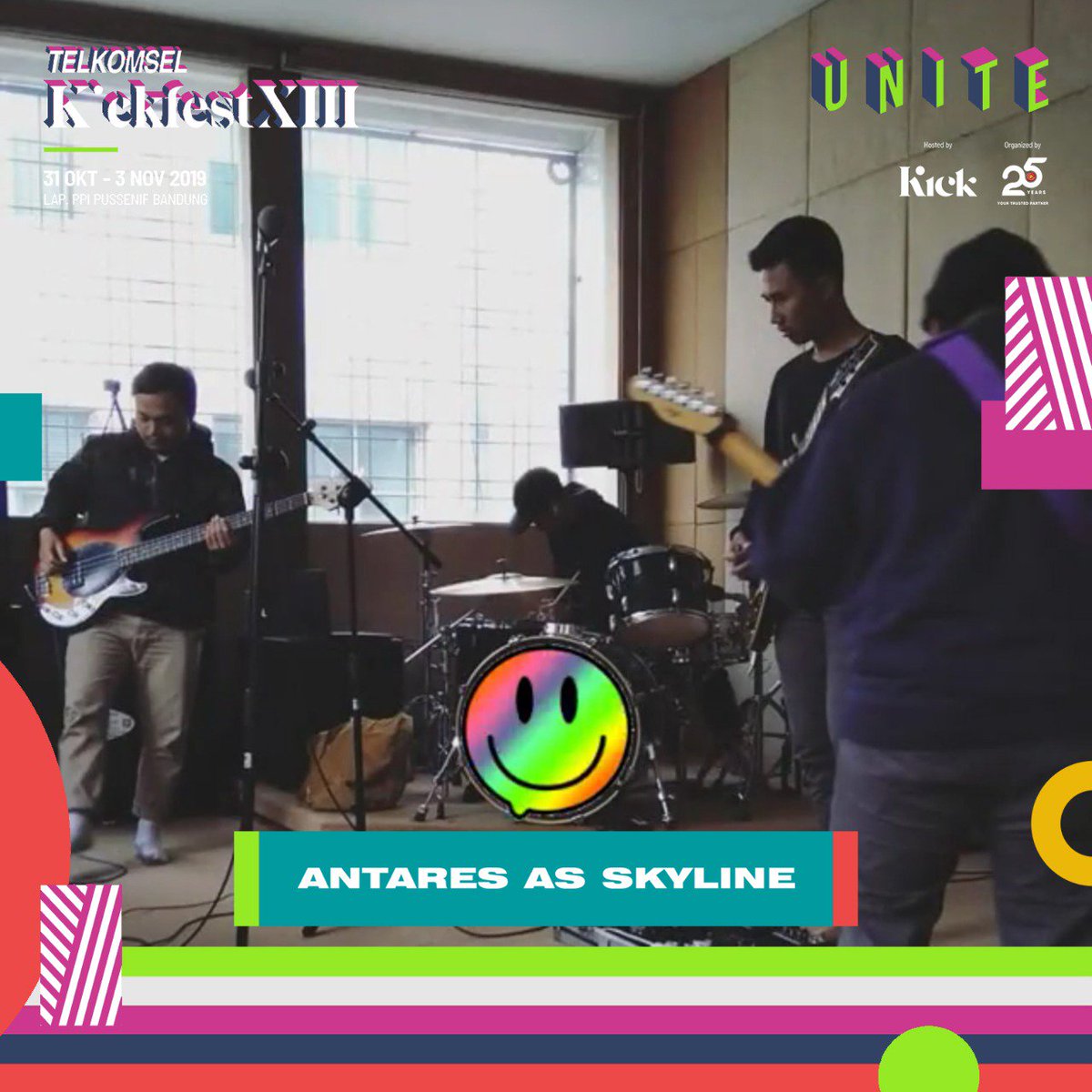 Besok banget nih guise <a href="/aas_music/">Antares As Skyline</a> maen di kickfest jam 12.00 wib di bhinneka stage. See you 😘