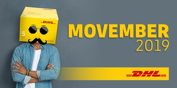 DHLAfrica's tweet image. Gentlemen, it’s time to "shave" the date! Let's see how your #Movember is looking so far. #50YearsOfDHL #DHLDelivers #Movember