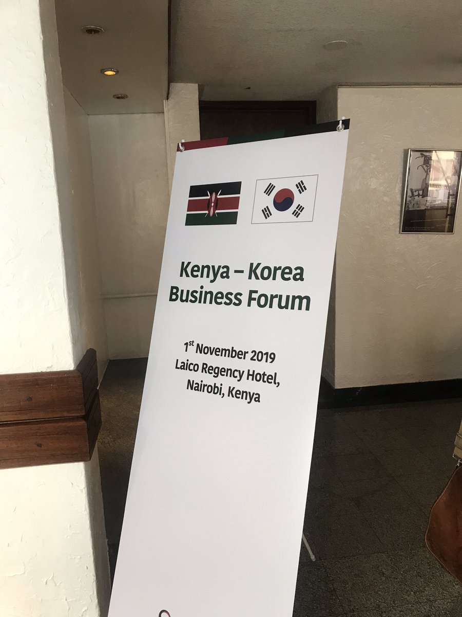 Laicoregency's tweet photo. The Kenya-Korea Business Forum is happening right now @Laicoregency https://t.co/XzTtecjuOz