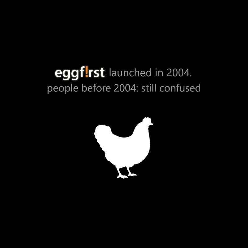 eggfirst's tweet photo. Did the chicken come first or the egg? Here, we solve many such causality dilemmas of brands and help them become future ready. 

#Eggf!rst #Indif!rst #Advertising #Digital #Communication https://t.co/ZBKYPbg4XX