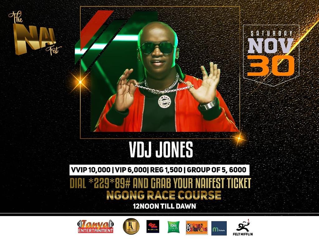 MaxwellMbuvi's tweet photo. #TheNaiFest
VDJ JONES PON DECK
Grab your tickets LINK ON MY BIO AND ALSO ON MY INSTAGRAM ACCOUNT or dial *229*89#
@the_nai_fest
@notiflow
@bridgetachieng
@mticketske
@mticketsofficial
cc @MaxwellMbuvi
@essy_sins
#TheNaiFest
#Mtickets
#DialATicket
#NotiFlow https://t.co/CLLt37nHP5