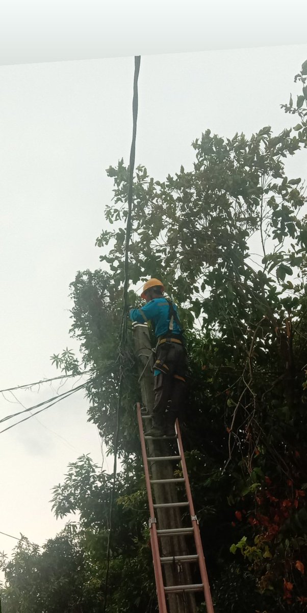 Tks buat bpk petugas <a href="/pln_123/">PT PLN (Persero)</a> yg sdh dtng ke TKP ditengah cuaca yg mendung