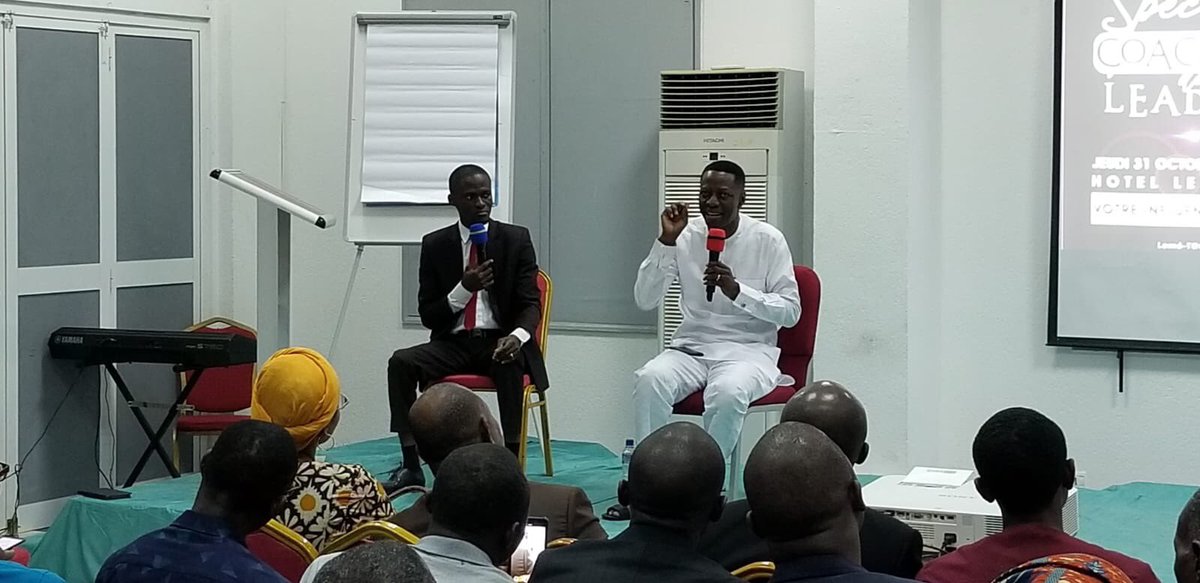 Had an inspiring coaching session with amazing leaders from various sectors at the Global Leadership Summit, Lomé, Togo, last night. Looking forward to the main session this morning alongside a world class faculty by video. Africa is rising. #GLSTogo