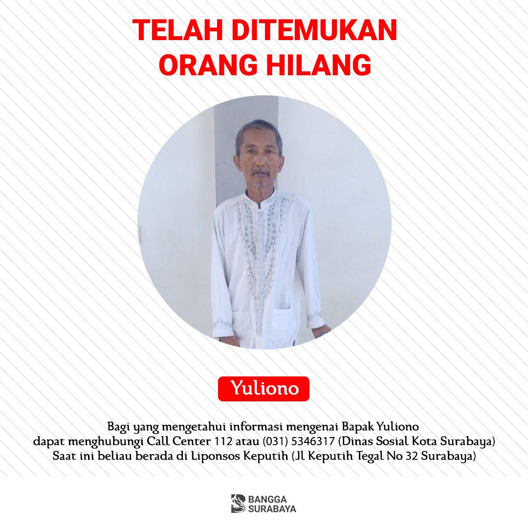 Halllooo... Apakah kamu mengenal mereka? 

Yuk bantu mereka ya dengan share informasi ini agar bisa kembali berkumpul bersama keluarganya.