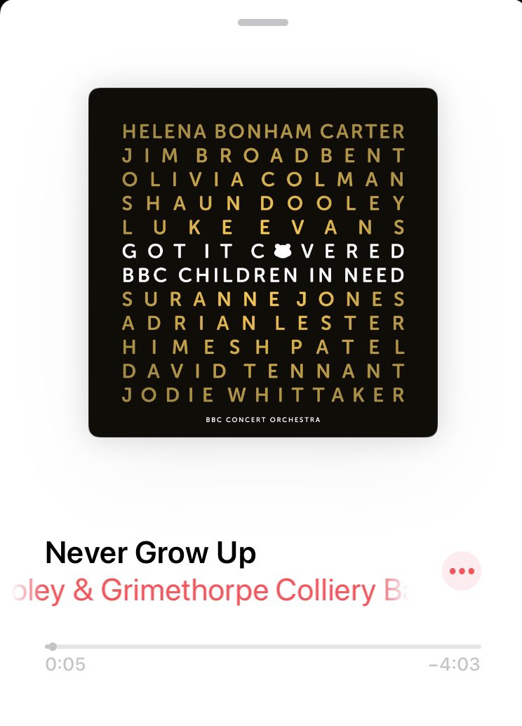 Downloaded my copy <a href="/GrimethorpeBand/">Grimethorpe Colliery Band</a> <a href="/shaundooley/">Shaun Dooley</a> <a href="/ChiIdreninNeed/">ChildrenInNeed</a> #GotItCovered