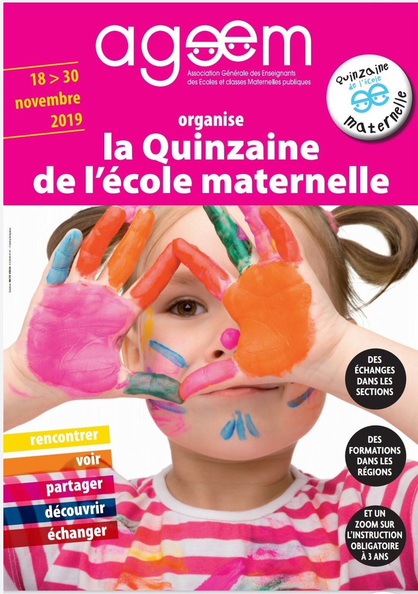 AGEEM_National's tweet photo. Et d’autres idées sur site https://t.co/KtNs7yu0xN La #15aineageem c’est l’occasion d’ouvrir sa classe aux parents , aux partenaires et de montrer la spécificité de l’école maternelle. Osez ! Relations école/famille - tandem enseignant/atsem au service des besoins des enfants https://t.co/FY8bt7Db9K