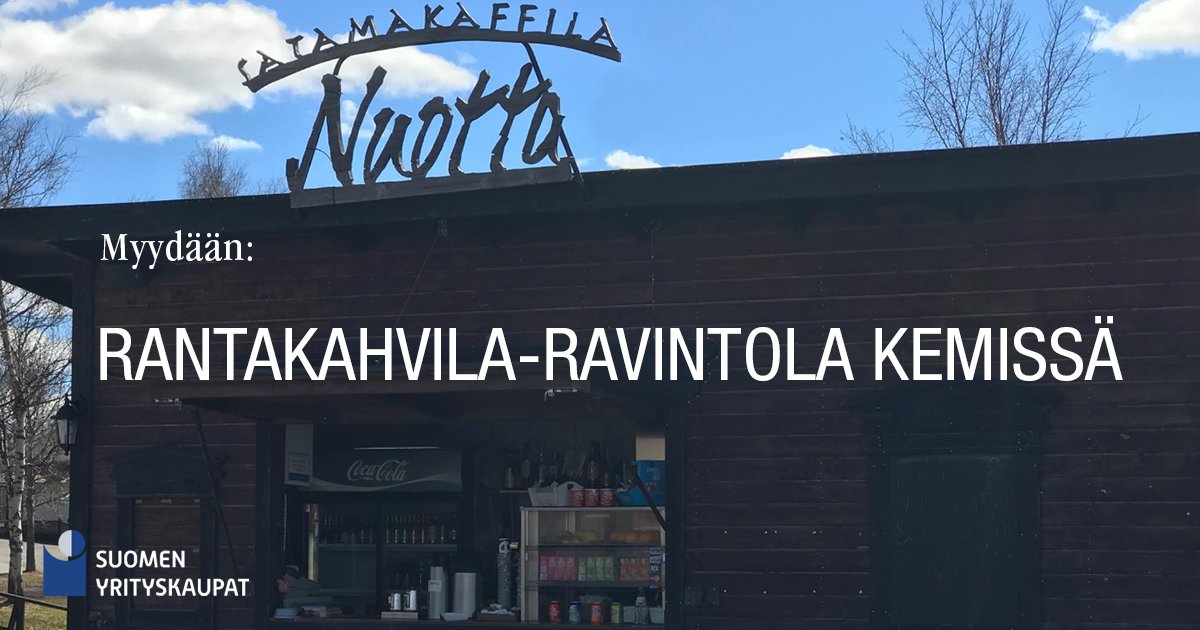 Yrityskaupat's tweet photo. Kauttamme myynnissÀ lÀmminhenkinen kahvila-ravintola Satamakaffela Nuotta KemissÀ. Nuotta on tunnettu erityisesti pannukakuistaan joita tullaan syömÀÀn kaukaakin, ja salainen resepti sisÀltyy totta kai kauppaan: https://t.co/LdNQkzk6Z6 #yrityskaupat #kemi #nuotta https://t.co/fpPWsvI9rm
