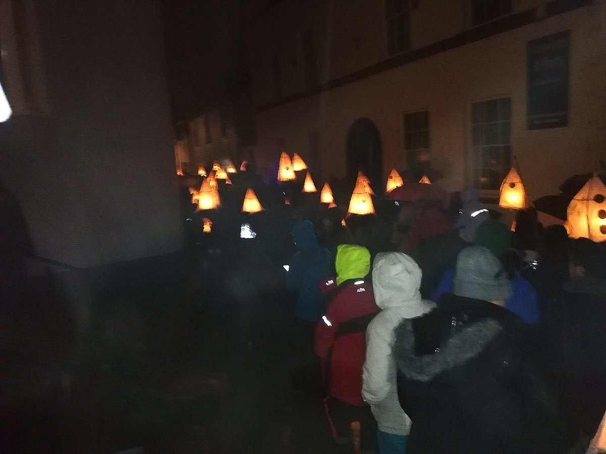 JamesRossAJR's tweet photo. Wonderful lantern parade in Haverfordwest yesterday. 50 years since the first Freemason landed on the moon. Well done to Kathryn and the team @SpanArts we were delighted to be able to help. @WestWalesMason @Trumpton15 @alunlittlejohns https://t.co/voWDkRMz9B