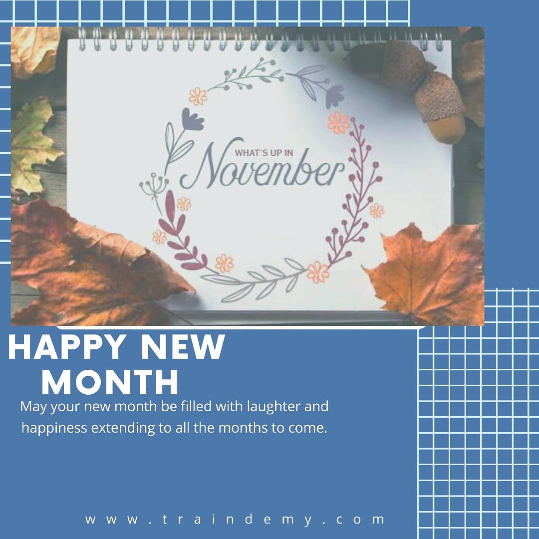 Traindemymedia's tweet photo. Another month of greatness and creativity.
#HappyNewMonth #Traindemy #arts #NoNutNovember #halloween2019 #HappyHalloween #November2019 #HappyHallowen https://t.co/MEqlLJEyAh