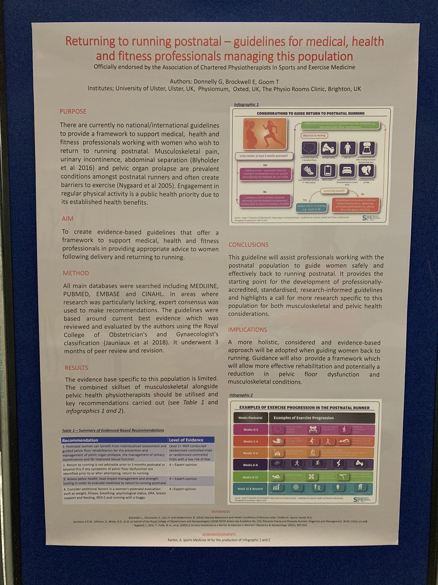 emma_physiomum's tweet photo. Looking forward to showcasing our poster at the #physio2019 conference today. Also excited to hear @ABSPhysio talk about how physios can use ultrasound to improve care and treatment of our patients 🤩 https://t.co/DhLoInN6On