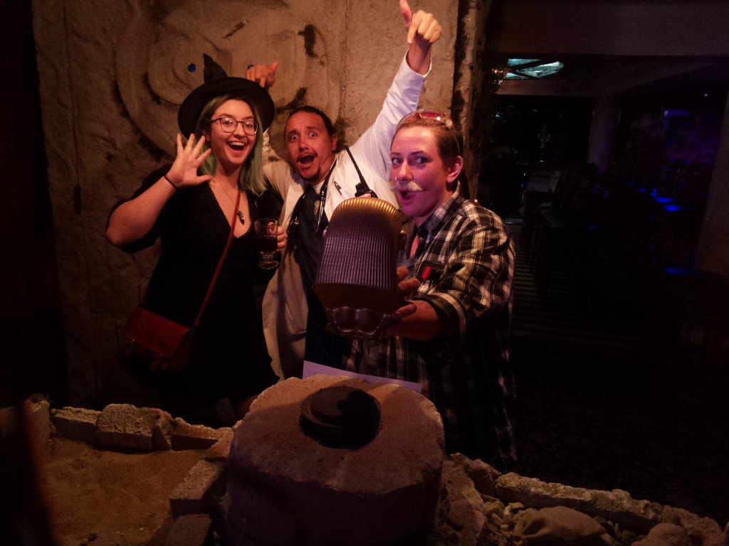 Congratulations you escaped with your life and the idol! #magiccastle #cursedtemple #Halloween #mccursedtemple