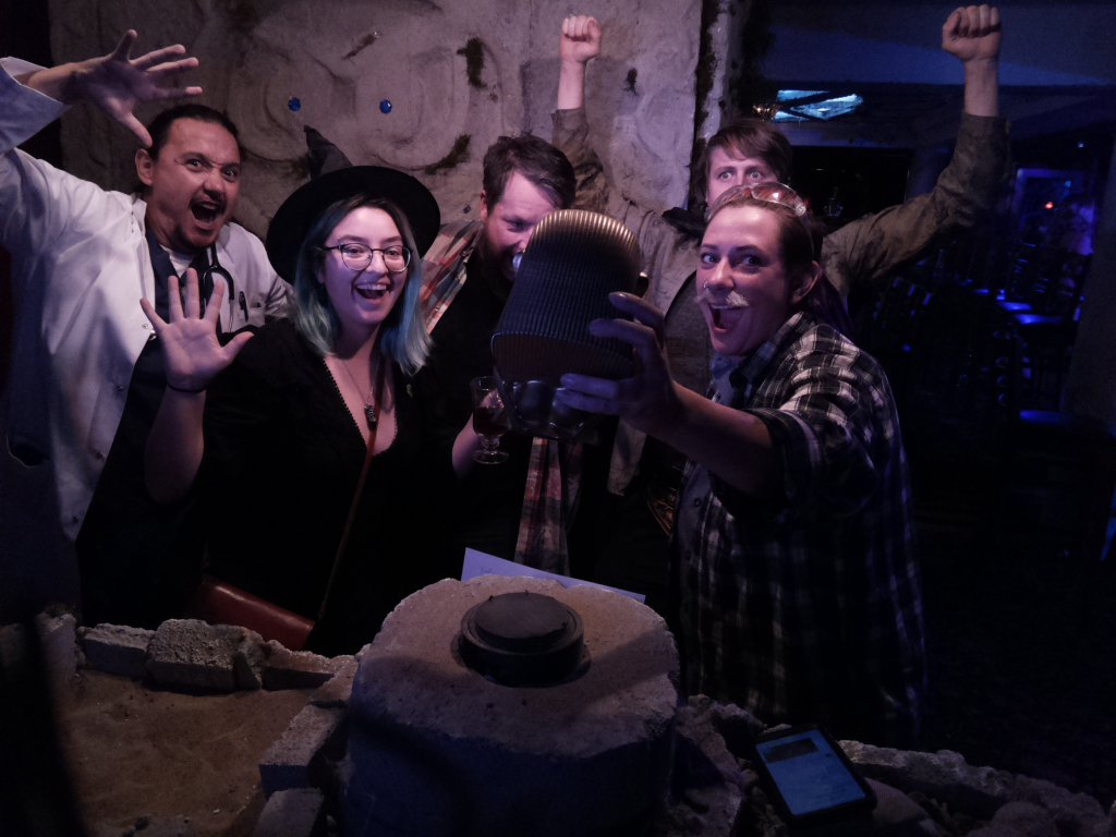 Regrettably you passed away in search of treasure and glory. #magiccastle #cursedtemple #Halloween #mccursedtemple