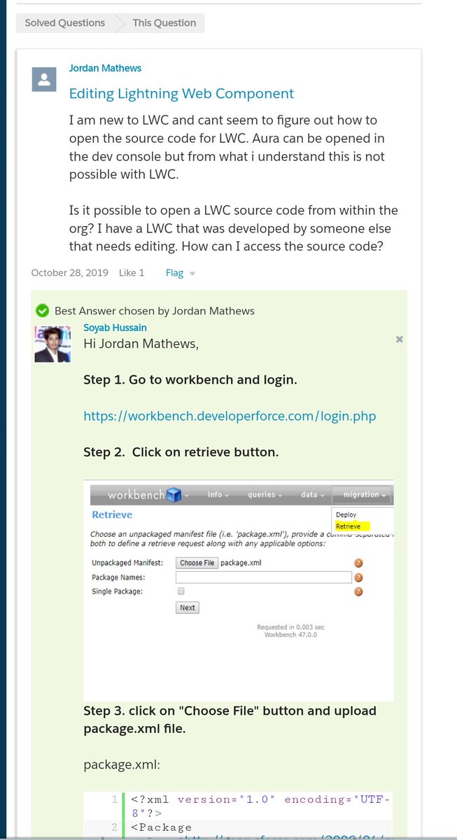 SoyabHussain14's tweet photo. My developer forum answer selected as a best answer 😍😍😎
@salesforce
#salesforcedeveloper
#salesforce
#bestanswer
#developerforum 
#trailhead https://t.co/1uRKOpmN7r