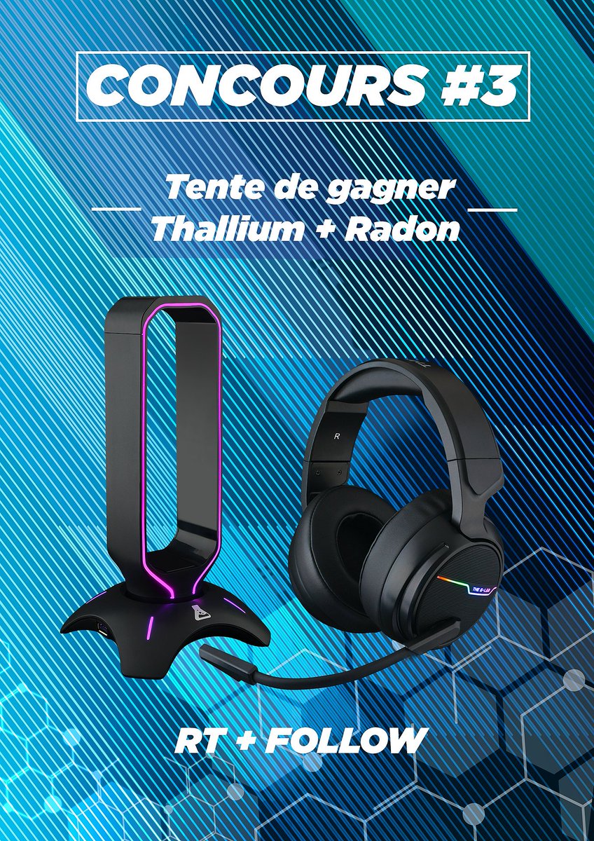 TheGLabFrance's tweet image. #CONCOURS 

NON NON NON
Ton casque n'est pas en harmonie avec son environnement. Changeons ça tout de suite !

RT + FOLLOW @TheGLabFrance pour tenter de remporter ton Korp Thallium + un K-Stand Radon ! 

Tirage au sort demain à 13h !