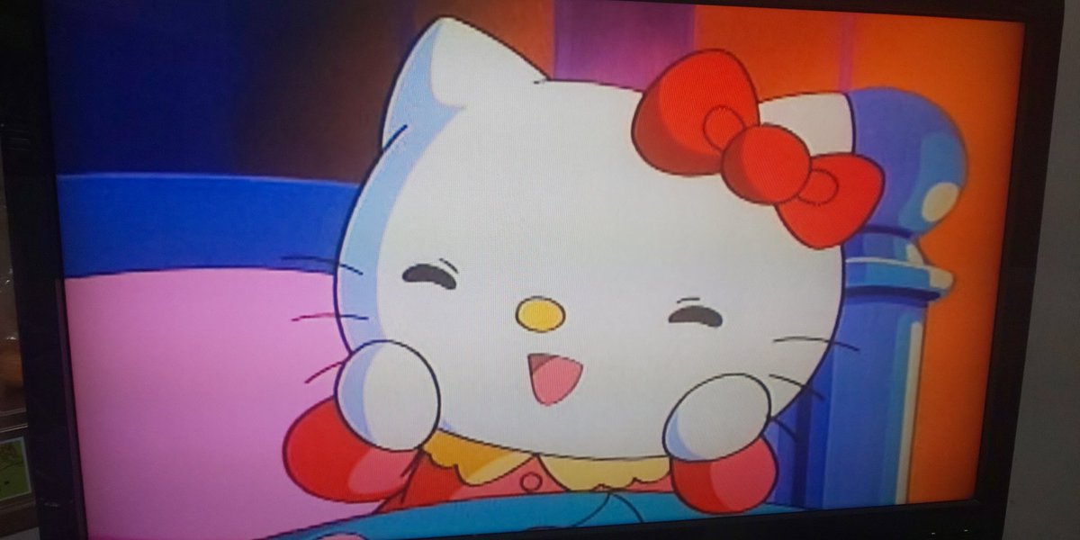 テリーandy京 ケモナーでドララー ハローキティのパパなんて大きらい見てる キティちゃんが遊園地を楽しみにしてる様子なんだけど 一度は中止になるけどね この笑顔守ってあげたい キティちゃん天使