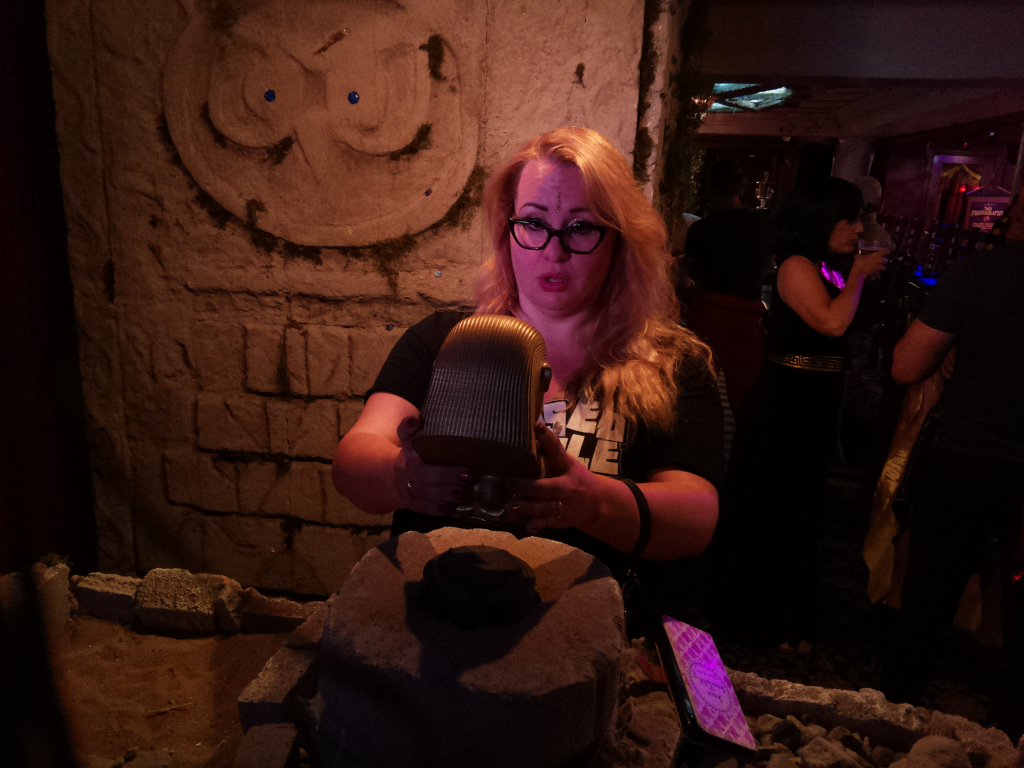 Regrettably you passed away in search of treasure and glory. #magiccastle #cursedtemple #Halloween #mccursedtemple