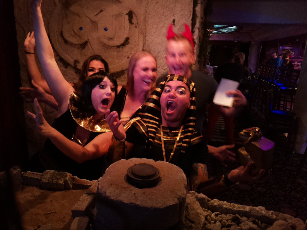 Regrettably you passed away in search of treasure and glory. #magiccastle #cursedtemple #Halloween #mccursedtemple